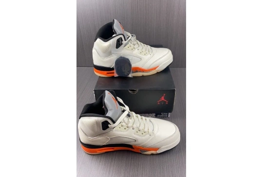 Air DC1060-100 Total Orange Jordan DC1060-100 5 Retro 0510